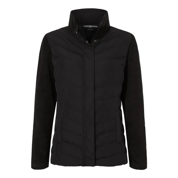 Weatherproof Women's Mixed Media Chevron Jacket... from ASI 84358 S&S Activewear