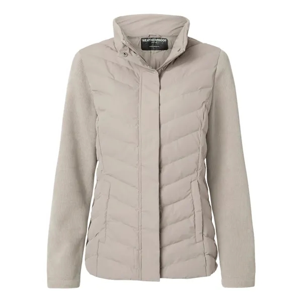 Weatherproof Women's Mixed Media Chevron Jacket... from ASI 84358 S&S Activewear