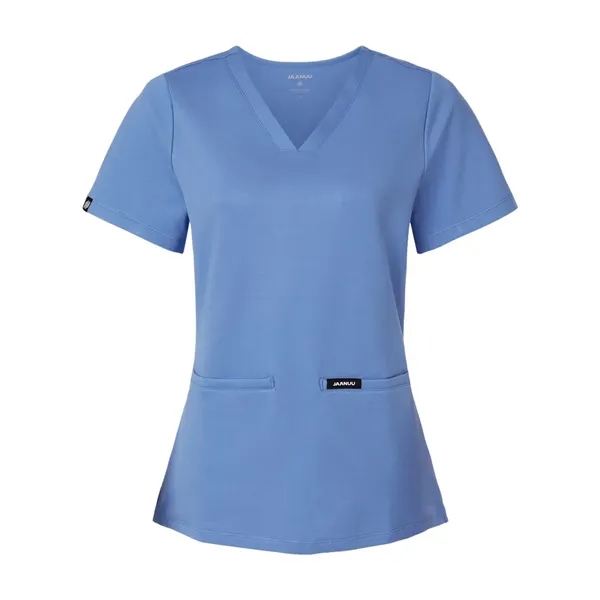 Jaanuu Women's Cesi Ultrasoft Scrub V-Neck Top... from ASI 84358 S&S Activewear