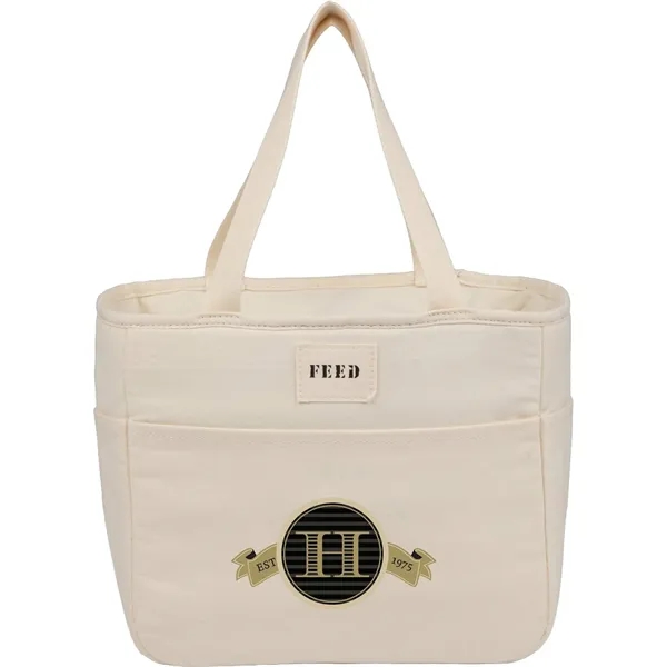 FEED Organic Cotton 9 Can Lunch Cooler... from ASI 66887 PCNA / Leeds