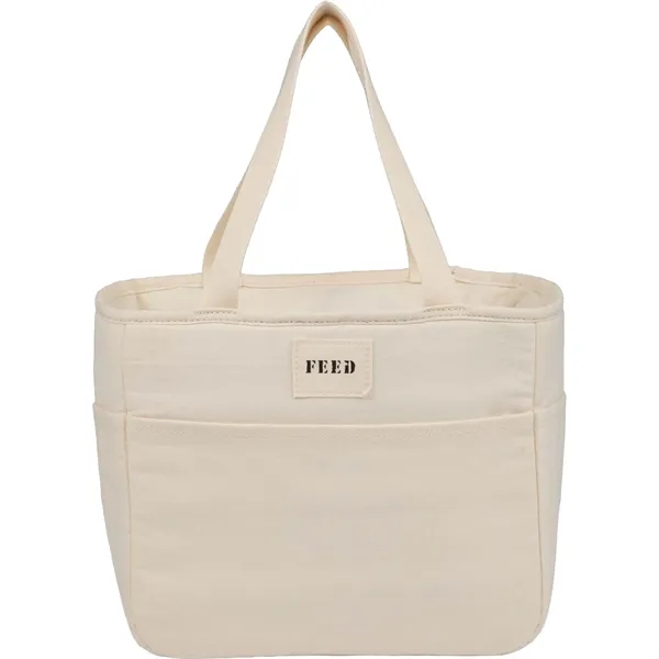 FEED Organic Cotton 9 Can Lunch Cooler... from ASI 66887 PCNA / Leeds