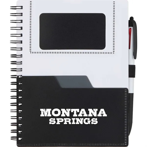 5'' x 7'' FSC® Recycled Stash Spiral Notebook... from ASI 66887 PCNA / Bullet