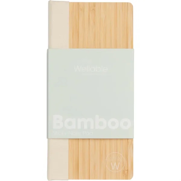 Wellable™ FSC® 100% Bamboo Sticky Notes Pad... from ASI 66887 PCNA / Leeds