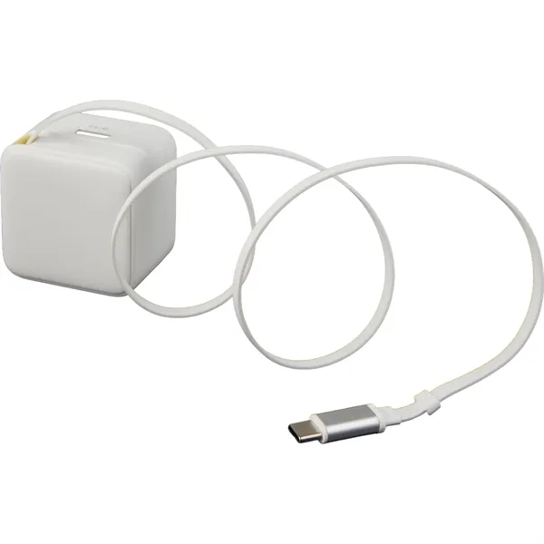 ETL Listed 20W Wall Charger with Retractable Cable... from ASI 66887 PCNA / Leeds