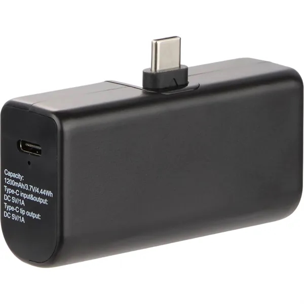 Stay Powered 1200 mAh Power Bank with Type-C Tip... from ASI 66887 PCNA / Bullet