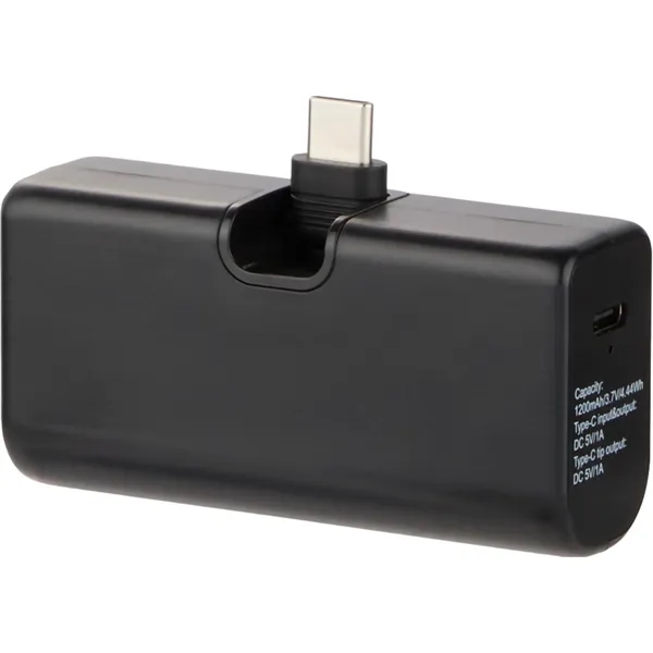 Stay Powered 1200 mAh Power Bank with Type-C Tip... from ASI 66887 PCNA / Bullet