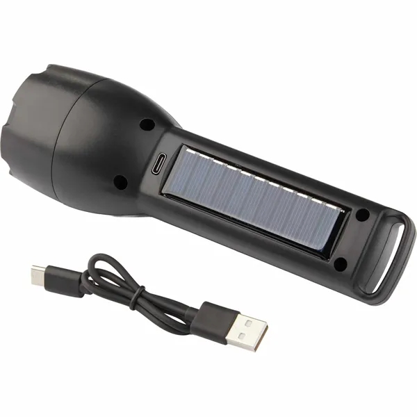 Solar Powered Rechargeable COB Flashlight... from ASI 66887 PCNA / Leeds