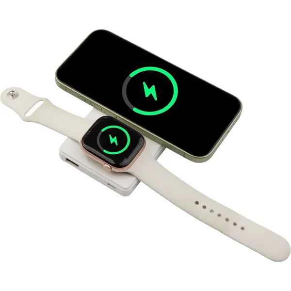 4000mAh MagClick™ PowerBank with iWatch Charger... from ASI 66887 PCNA / Bullet
