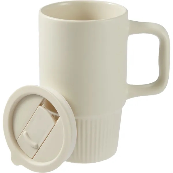 Camden 13oz Ceramic Mug w/ Lid... from ASI 66887 PCNA / Leeds
