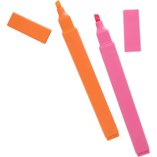 4-Piece Square Recycled Highlighter Set... from ASI 66887 PCNA / Bullet