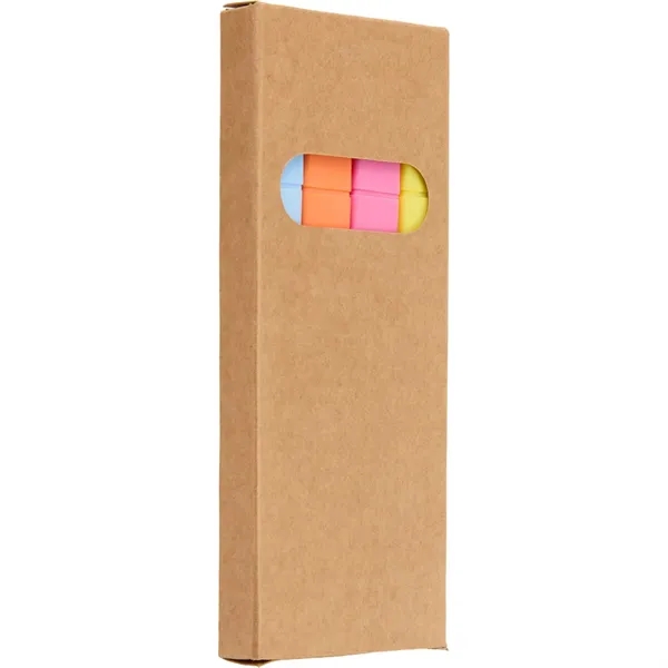 4-Piece Square Recycled Highlighter Set... from ASI 66887 PCNA / Bullet