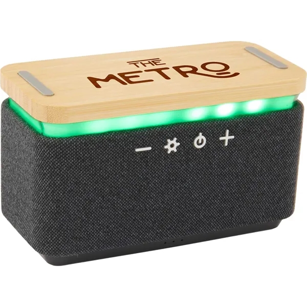 Boost Fabric and Bamboo Wireless Charging Speaker... from ASI 66887 PCNA / Leeds