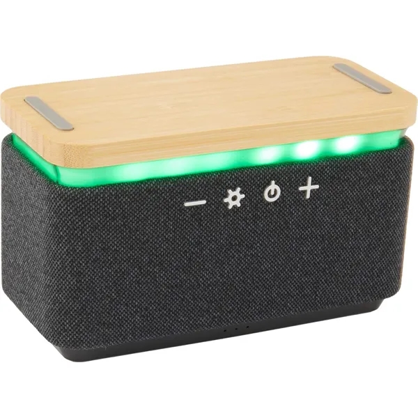 Boost Fabric and Bamboo Wireless Charging Speaker... from ASI 66887 PCNA / Leeds