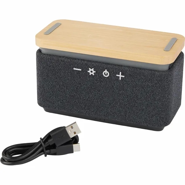 Boost Fabric and Bamboo Wireless Charging Speaker... from ASI 66887 PCNA / Leeds