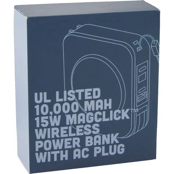 UL Listed 10000 mAh MagClick™ Power Bank with Plug... from ASI 66887 PCNA / Leeds