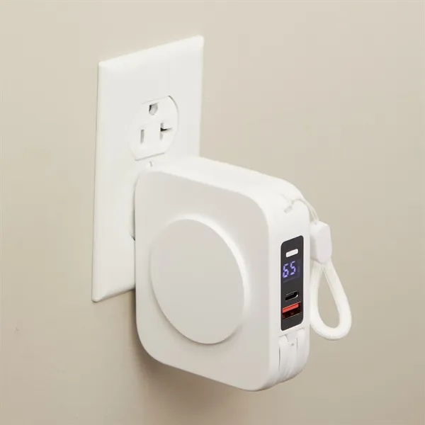 UL Listed 10000 mAh MagClick™ Power Bank with Plug... from ASI 66887 PCNA / Leeds