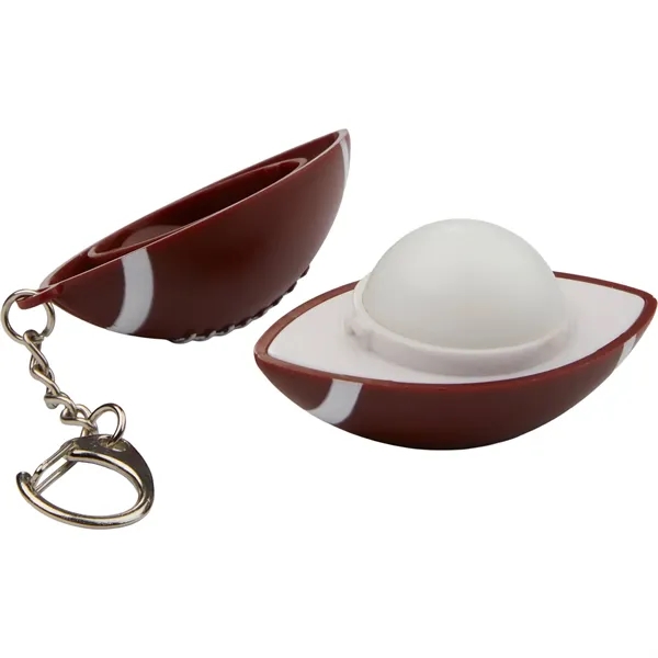 Football SPF15 Lip Balm with Keychain... from ASI 66887 PCNA / Bullet