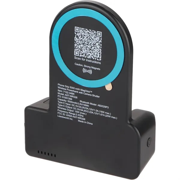 Phone Grip 5000 mAh MagClick™ Powerbank and Shutte... from ASI 66887 PCNA / Leeds