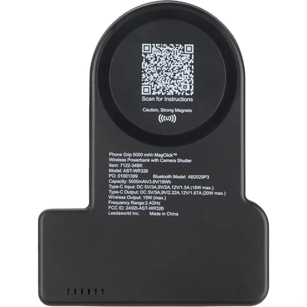 Phone Grip 5000 mAh MagClick™ Powerbank and Shutte... from ASI 66887 PCNA / Leeds