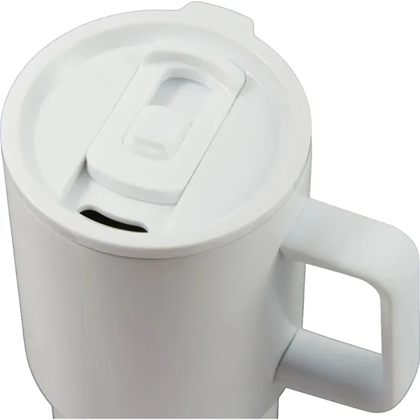 Summit 18oz Recycled Vacuum Insulated Mug w/ Straw... from ASI 66887 PCNA / Bullet