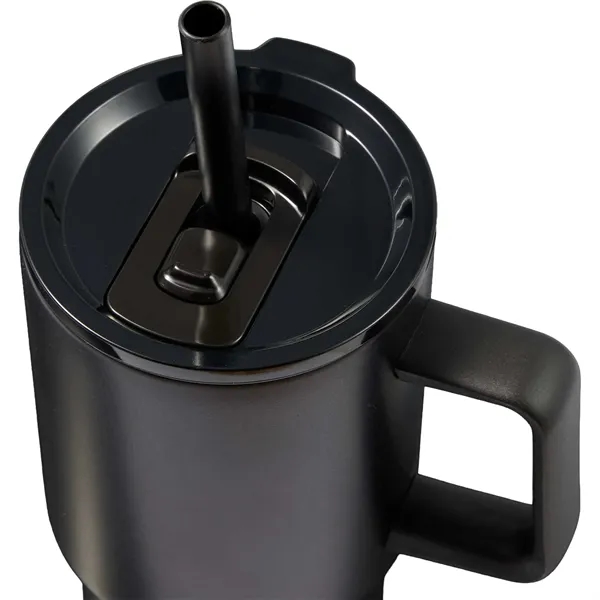 Summit 18oz Recycled Vacuum Insulated Mug w/ Straw... from ASI 66887 PCNA / Bullet