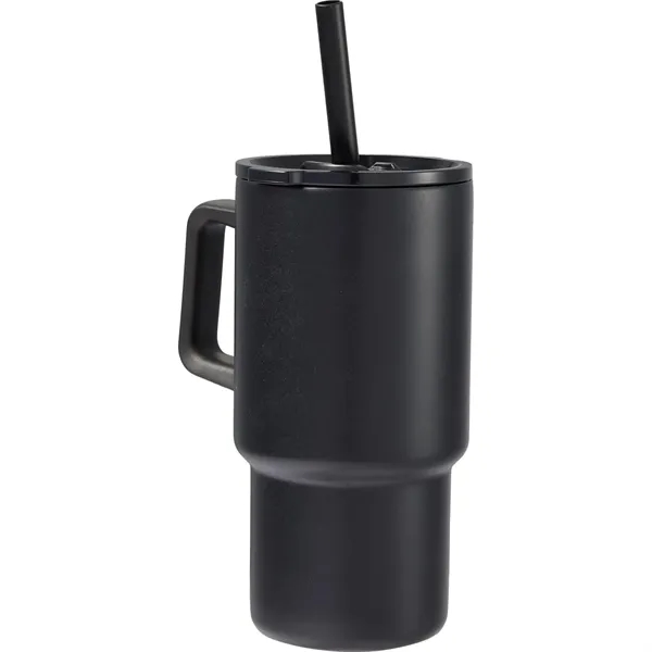 Summit 18oz Recycled Vacuum Insulated Mug w/ Straw... from ASI 66887 PCNA / Bullet