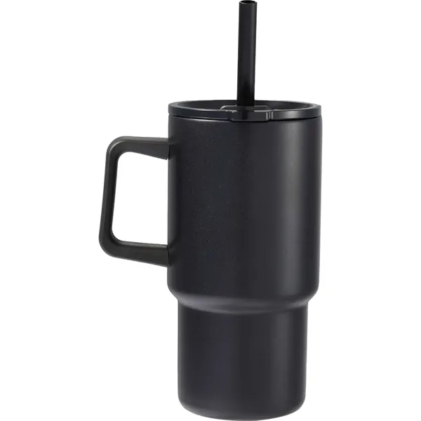 Summit 18oz Recycled Vacuum Insulated Mug w/ Straw... from ASI 66887 PCNA / Bullet