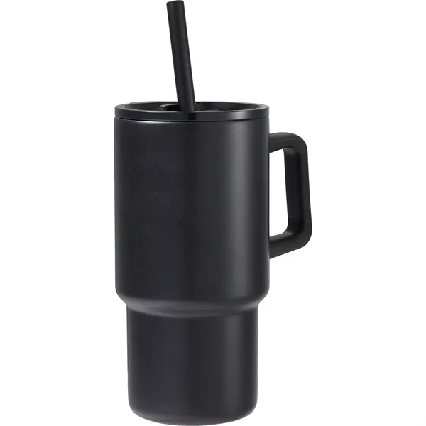 Summit 18oz Recycled Vacuum Insulated Mug w/ Straw... from ASI 66887 PCNA / Bullet
