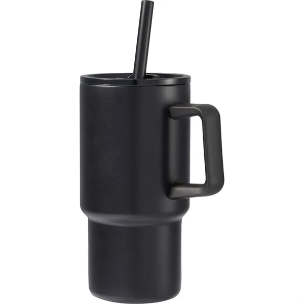Summit 18oz Recycled Vacuum Insulated Mug w/ Straw... from ASI 66887 PCNA / Bullet