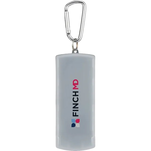 Recycled Bandage Dispenser with Carabiner... from ASI 66887 PCNA / Bullet