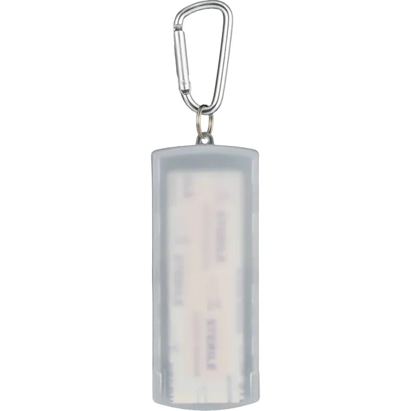 Recycled Bandage Dispenser with Carabiner... from ASI 66887 PCNA / Bullet