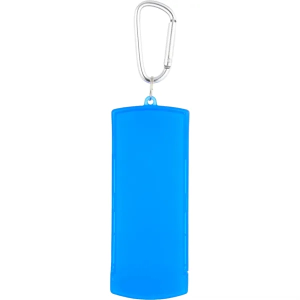 Recycled Bandage Dispenser with Carabiner... from ASI 66887 PCNA / Bullet