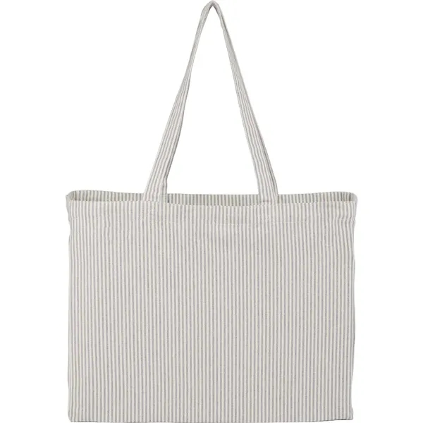 Striped Pacific Recycled Cotton Shopper Tote... from ASI 66887 PCNA / Leeds
