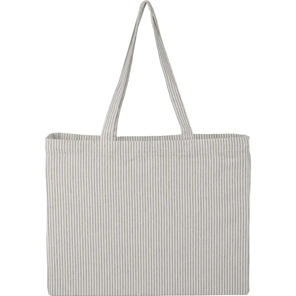 Striped Pacific Recycled Cotton Shopper Tote... from ASI 66887 PCNA / Leeds