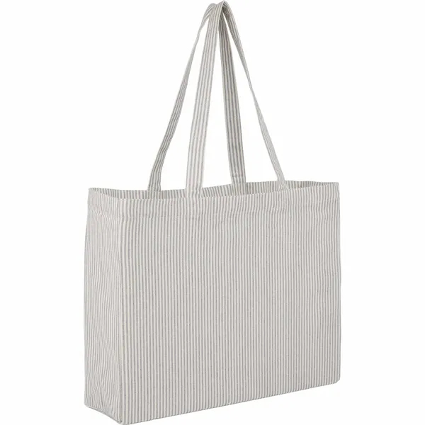 Striped Pacific Recycled Cotton Shopper Tote... from ASI 66887 PCNA / Leeds