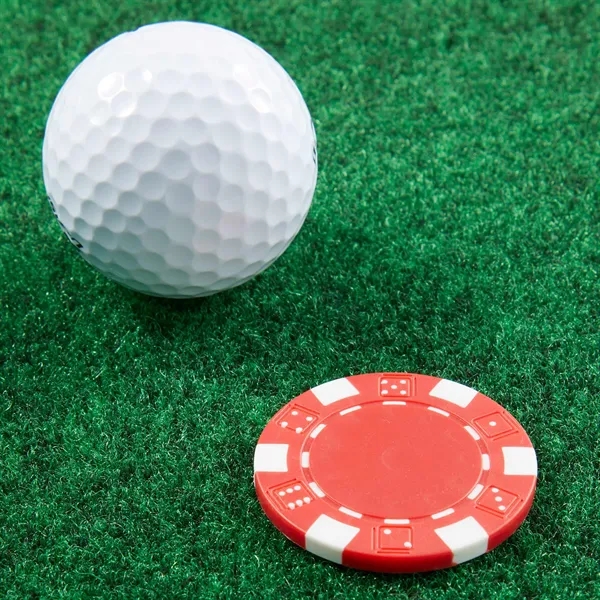 Recycled Poker Chip Ball Marker... from ASI 66887 PCNA / Bullet
