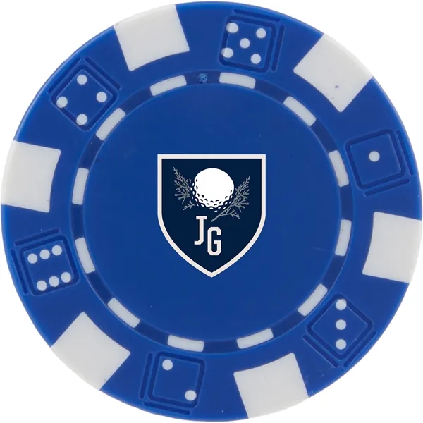 Recycled Poker Chip Ball Marker... from ASI 66887 PCNA / Bullet