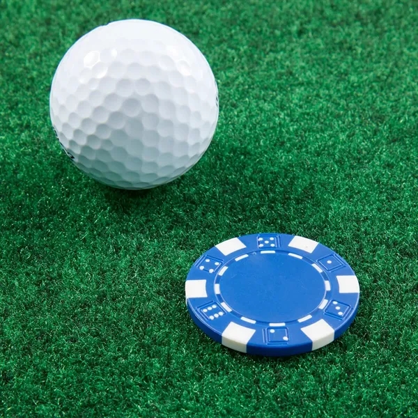 Recycled Poker Chip Ball Marker... from ASI 66887 PCNA / Bullet