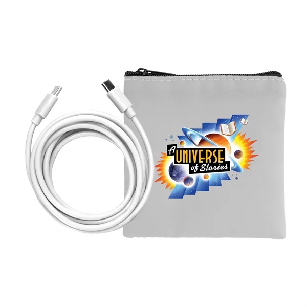 Colorful RPET 6' C to C Cable Set... from ASI 30208 A P Specialties / AP Specialties