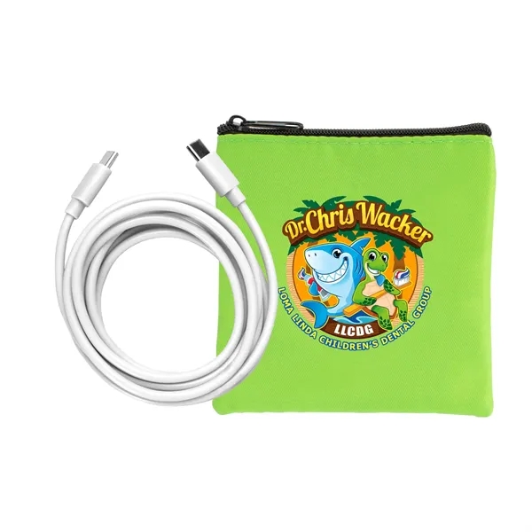 Colorful RPET 6' C to C Cable Set... from ASI 30208 A P Specialties / AP Specialties