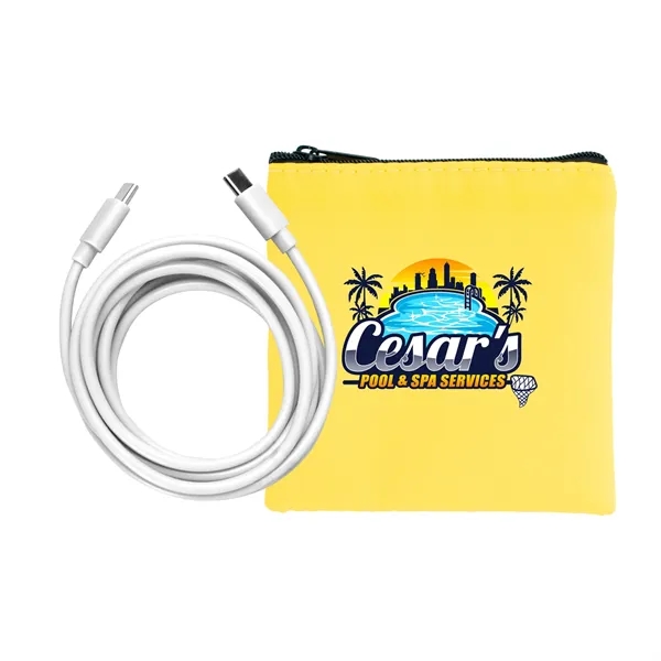 Colorful RPET 6' C to C Cable Set... from ASI 30208 A P Specialties / AP Specialties