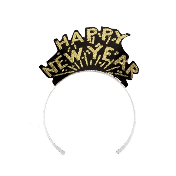 Gold and black colored New Year's Eve party kit for 50... from ASI 42016 Brighter Promotions Inc