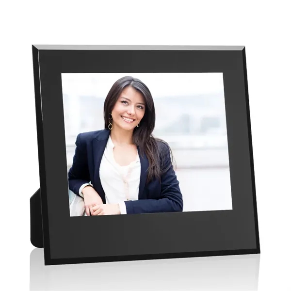 Striking Beveled Crystal Frame features a shimmering gold or silver foil... from ASI 84592 St Regis Group