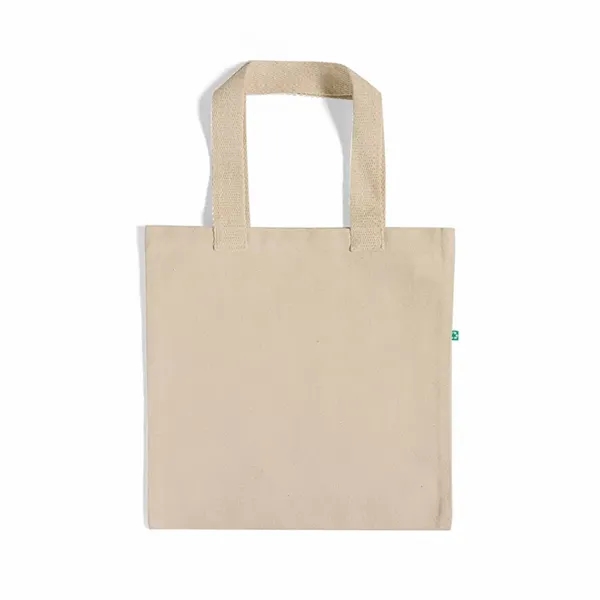 Flat recycled canvas tote with long handles and reinforced seams.... from ASI 67557 LimeLight Ent