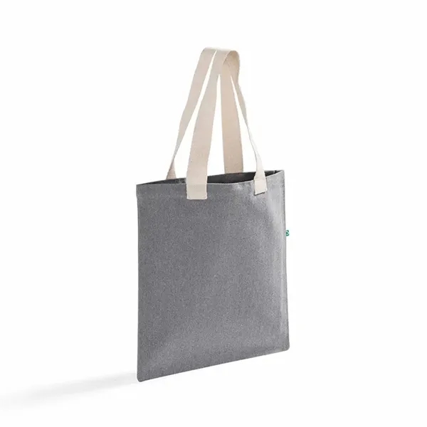 Flat recycled canvas tote with long handles and reinforced seams.... from ASI 67557 LimeLight Ent