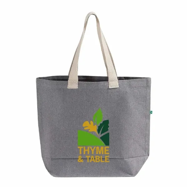 Recycled canvas tote with long handles and reinforced seams... from ASI 67557 LimeLight Ent