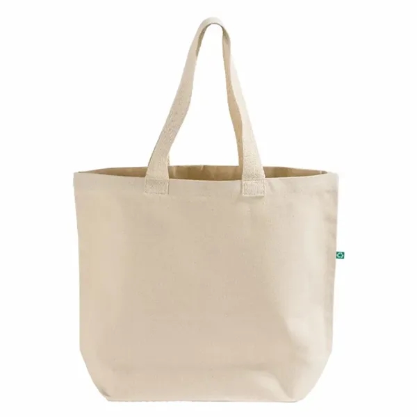 Recycled canvas tote with long handles and reinforced seams... from ASI 67557 LimeLight Ent