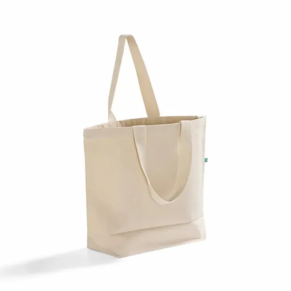 Recycled canvas tote with long handles and reinforced seams... from ASI 67557 LimeLight Ent