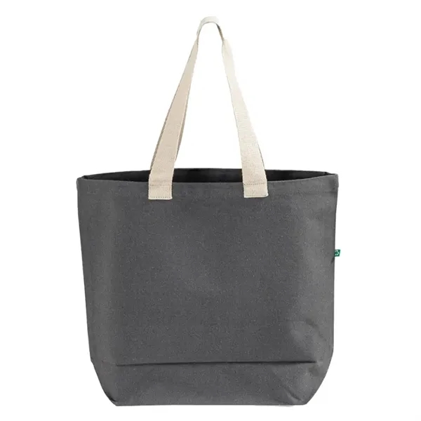 Recycled canvas tote with long handles and reinforced seams... from ASI 67557 LimeLight Ent