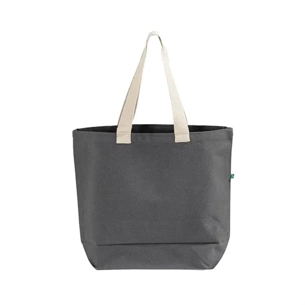 Recycled canvas tote with long handles and reinforced seams... from ASI 67557 LimeLight Ent
